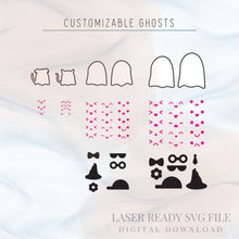 Load image into Gallery viewer, SVG - Personalizable Haunted House Family Sign | Halloween Laser Ready Cut File | Layered SVG Laser Cut File
