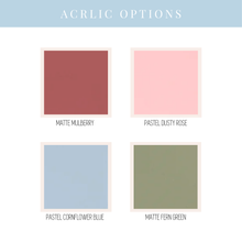 Load image into Gallery viewer, Floral Bow Personalized Wood Monogram
