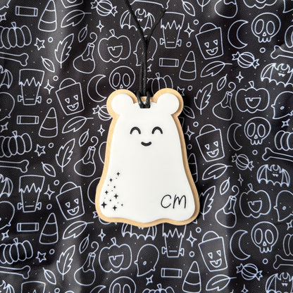 Personalized Ghost Mouse Halloween Tag