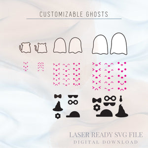 SVG - Personalizable Haunted House Family Sign | Halloween Laser Ready Cut File | Layered SVG Laser Cut File